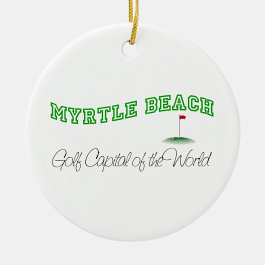Myrtle Beach - Golf Capital of the World Keramisch Ornament (Voorkant)