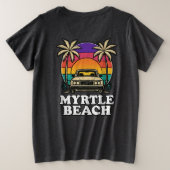 Myrtle Beach Grote Maat T-shirt (Design achterkant)