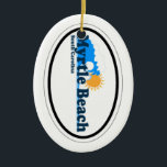 Myrtle Beach. Keramisch Ornament<br><div class="desc">Myrtle Beach South Carolina.</div>