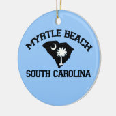 Myrtle Beach. Keramisch Ornament (Links)