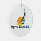 Myrtle Beach. Keramisch Ornament (Rechts)