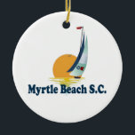 Myrtle Beach. Keramisch Ornament<br><div class="desc">Myrtle Beach South Carolina.</div>