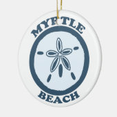 Myrtle Beach. Keramisch Ornament (Links)