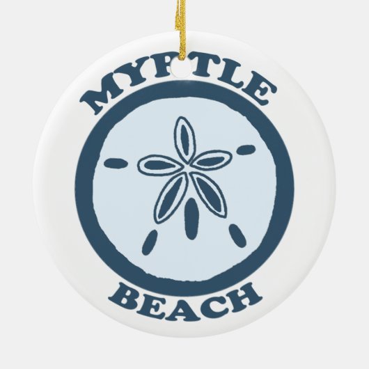 Myrtle Beach. Keramisch Ornament (Achterkant)