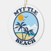 Myrtle Beach. Keramisch Ornament (Links)