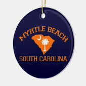 Myrtle Beach. Keramisch Ornament (Links)