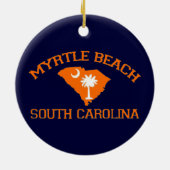Myrtle Beach. Keramisch Ornament (Achterkant)