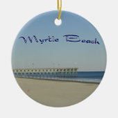 Myrtle Beach Keramisch Ornament (Voorkant)