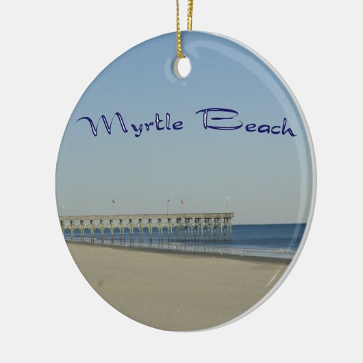 Myrtle Beach Keramisch Ornament (Links)
