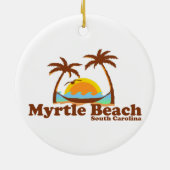 Myrtle Beach. Keramisch Ornament (Achterkant)