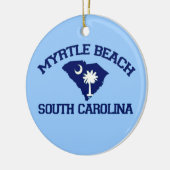Myrtle Beach. Keramisch Ornament (Links)