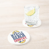 Myrtle Beach Land Zandsteen Onderzetter (Zijkant)