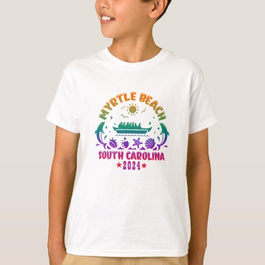 Myrtle Beach Magic - South Carolina Avonturen T-shirt (Voorkant)