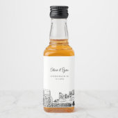 Myrtle Beach Party Favor Welkom Gift Custom Likeurfles Etiket (Voorkant)