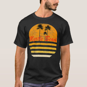 Myrtle Beach  Retro 70s Throwback Surf T-shirt