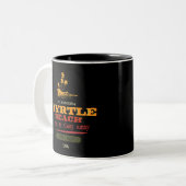 Myrtle Beach Retro Vibes South Carolina Tweekleurige Koffiemok (Voorkant links)