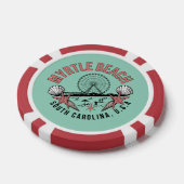 Myrtle Beach Retro Vignette Poker Chips (Enkel)