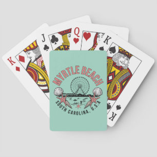 Myrtle Beach Retro Vignette Pokerkaarten