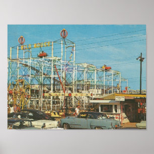 Myrtle Beach, SC ~ 1960 ~ Gay Dolphin Park Poster