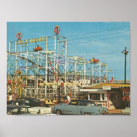 Myrtle Beach, SC ~ 1960 ~ Gay Dolphin Park Poster (Voorkant)