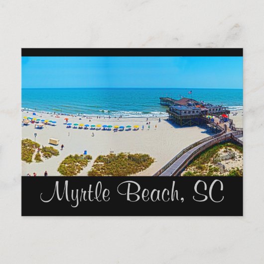 Myrtle Beach SC Briefkaart (Voorkant)