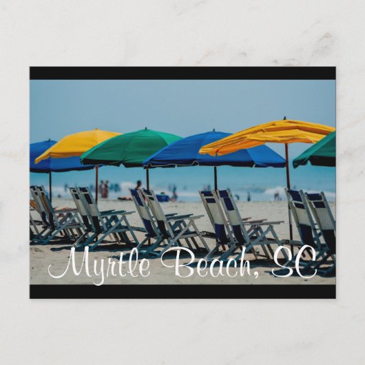 Myrtle Beach SC Briefkaart (Voorkant)