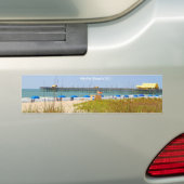 Myrtle Beach SC bumper sticker, Beach Scene Bumpersticker (Op auto)