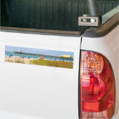 Myrtle Beach SC bumper sticker, Beach Scene Bumpersticker (Op Truck)