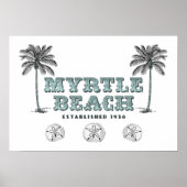 Myrtle Beach SC Est 1938 Poster (Voorkant)