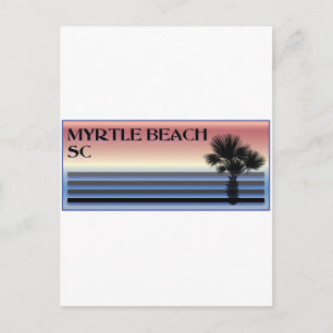 Myrtle Beach SC Palm Tree Briefkaart