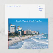 Myrtle Beach SC Post Card Briefkaart (Voorkant / Achterkant)