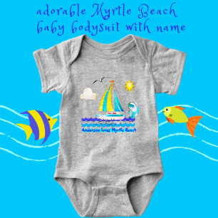 Myrtle Beach, SC Schattigee zeilboot, Sunshine en Romper