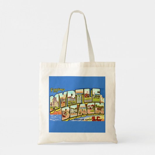 Myrtle Beach SC Tote Bag (Achterkant)
