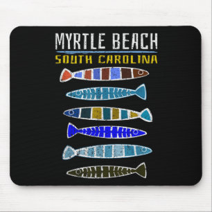 Myrtle Beach Shirt Schattigee vis Gevist South Car Muismat