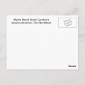 Myrtle Beach Sky Wiel Briefkaart (Achterkant)