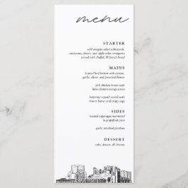 Myrtle Beach Skyline Huwelijksdiner Menu