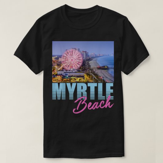 Myrtle Beach Skyrad Ferris Wheel Cute Love South T-shirt (Design voorkant)