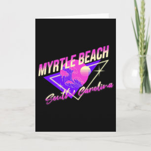 Myrtle Beach South Carolina 80s Retro Sc Vakantie Kaart
