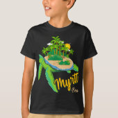 Myrtle Beach South Carolina Beach Turtle Zee Ocean T-shirt (Voorkant)