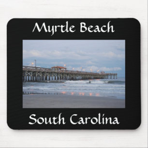 Myrtle Beach South Carolina bij Sunset Mousepad Muismat