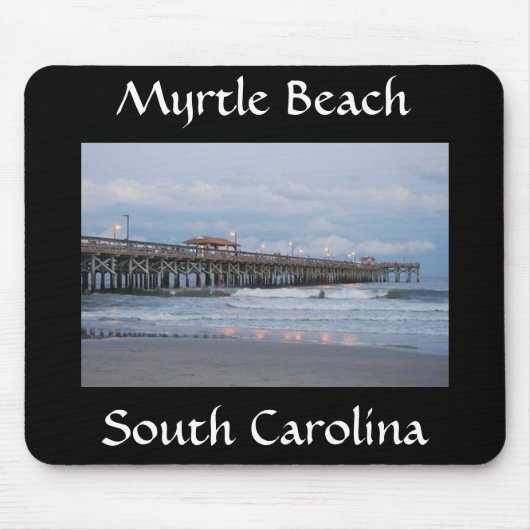 Myrtle Beach South Carolina bij Sunset Mousepad Muismat (Voorkant)