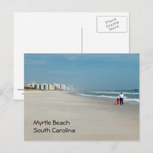 Myrtle Beach, South Carolina Briefkaart (Voorkant / Achterkant)