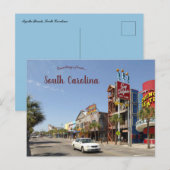 Myrtle Beach South Carolina Briefkaart (Voorkant / Achterkant)