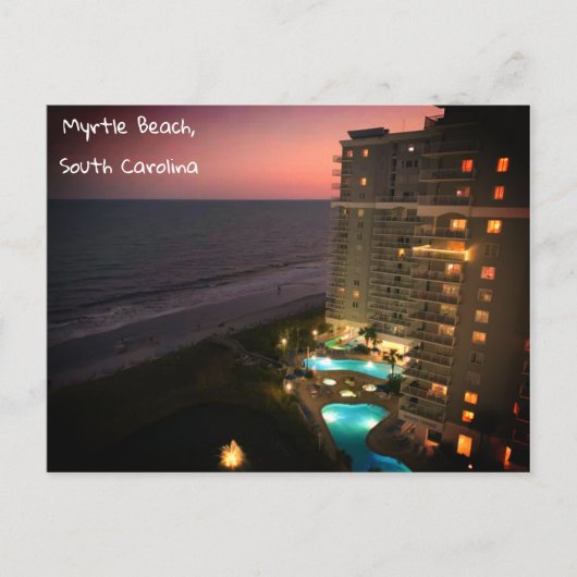 Myrtle Beach South Carolina Briefkaart (Voorkant)