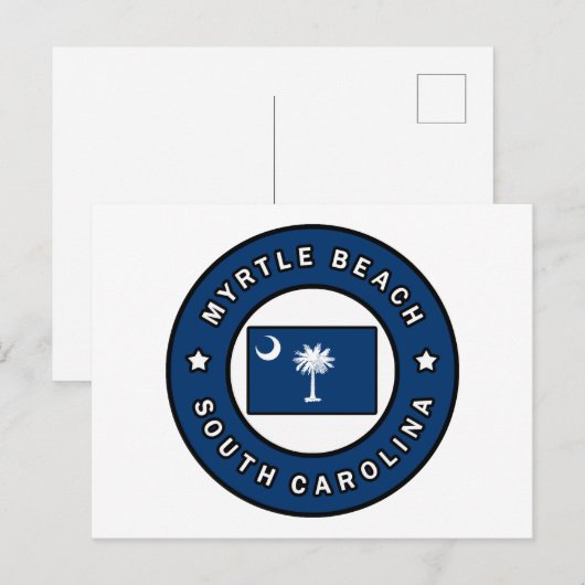 Myrtle Beach South Carolina Briefkaart (Voorkant / Achterkant)