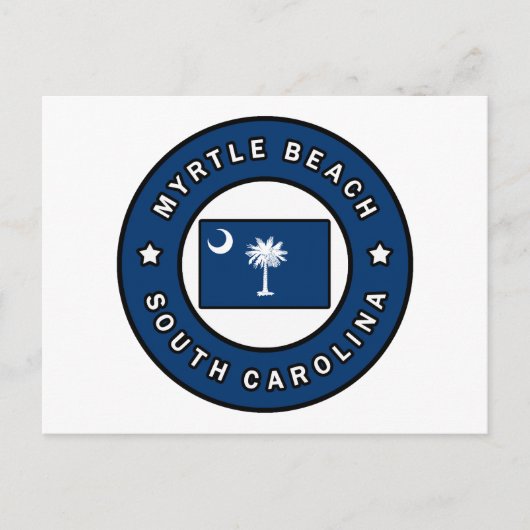 Myrtle Beach South Carolina Briefkaart (Voorkant)