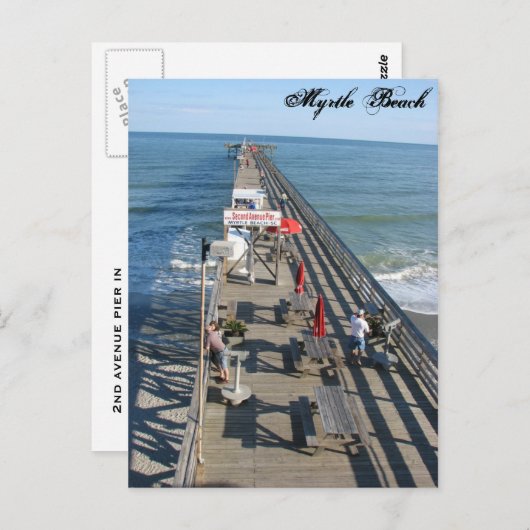 Myrtle Beach South Carolina briefkaart (Voorkant / Achterkant)