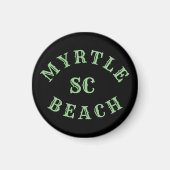Myrtle Beach, South Carolina Button Magneet (Voorkant)