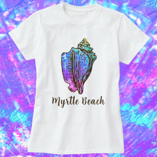 Myrtle Beach South Carolina Conch Zee Shell T-shirt