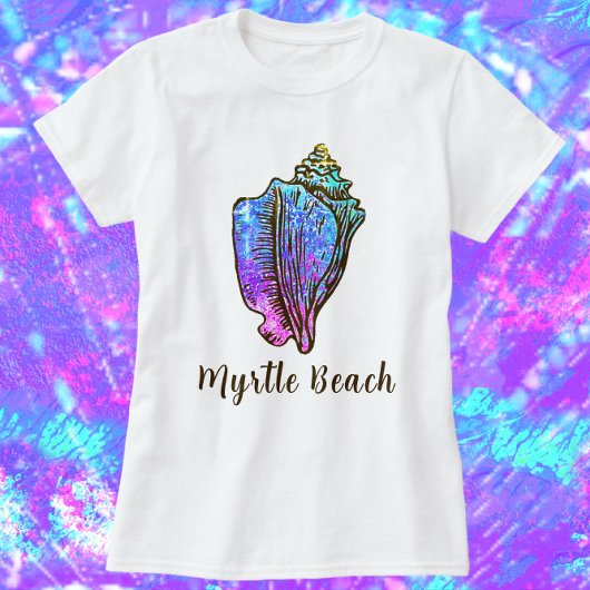 Myrtle Beach South Carolina  Conch Zee Shell T-shirt